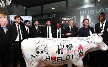 Quand les joueurs de la Juve rendent visite à Hublot