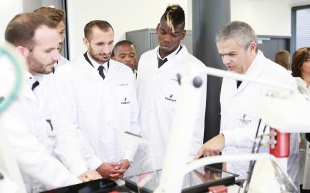 Quand les joueurs de la Juve rendent visite à Hublot