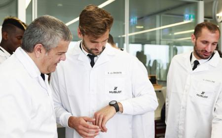 Quand les joueurs de la Juve rendent visite à Hublot