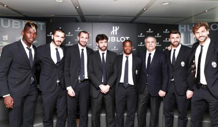 Quand les joueurs de la Juve rendent visite à Hublot