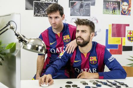 Leo Messi et Gerard Piqué