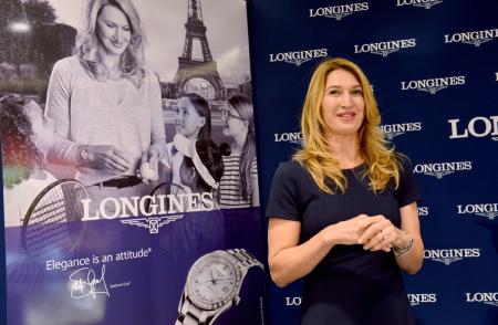 Inauguration boutique Longines - Steffi Graf