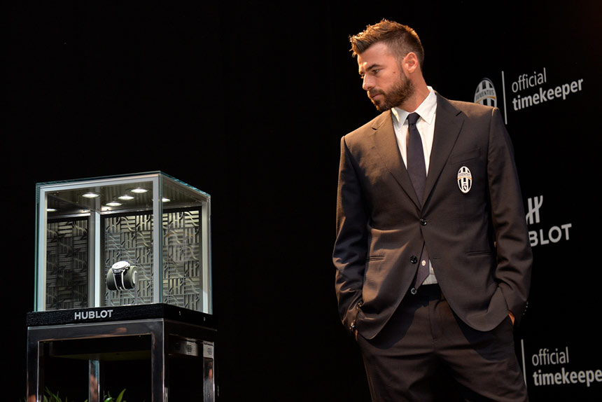 Big Bang Unico Bi-Retrograde Juventus - Andrea Barzagli ©LaPresse