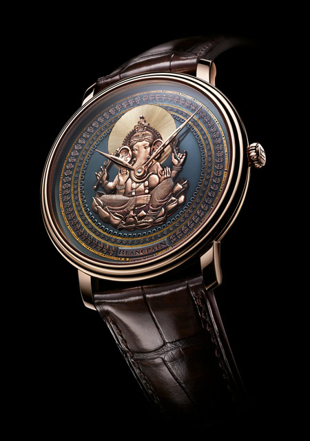 Prix de la Montre Métiers d’Art - Blancpain Villeret cadran Shakudo