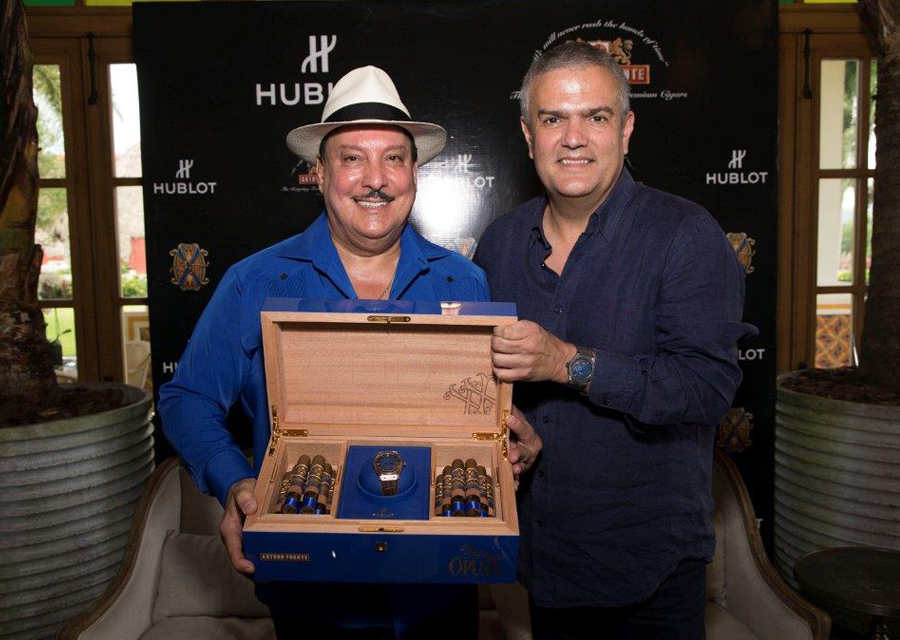 Carlito Fuente, CEO d'Arturo Fuente en compagnie de Ricardo Guadalupe, CEO de Hublot