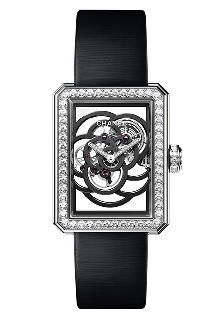 Prix de la Montre Dame : Chanel, Première Squelette Camélia