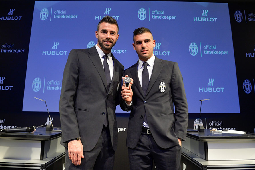 Big Bang Unico Bi-Retrograde Juventus - Andrea Barzagli et Stefano Sturaro ©LaPresse