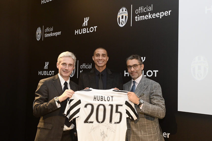 Hublot Juventus - Andrea Tessitore, David Trezeguet et Augusto Capitanucci ©LaPresse