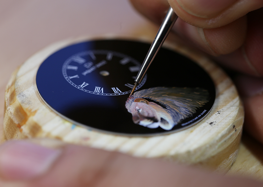Peinture miniature de la Petite Heure Minute Lion