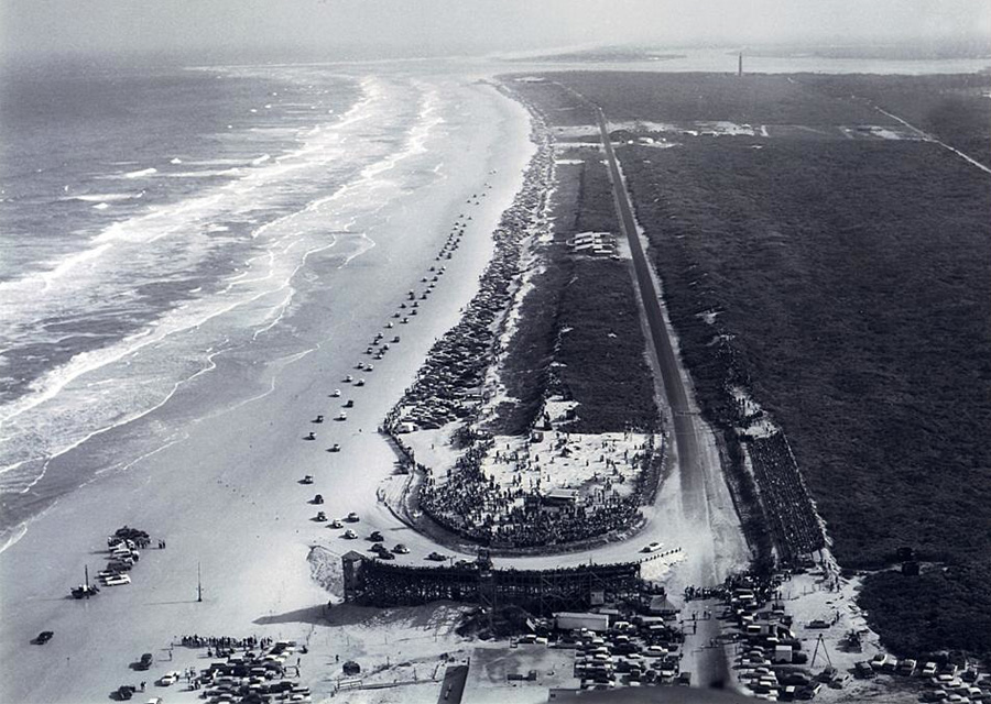 Plage de Daytona Beach - 1955 - ©ISC Archives/Getty Images