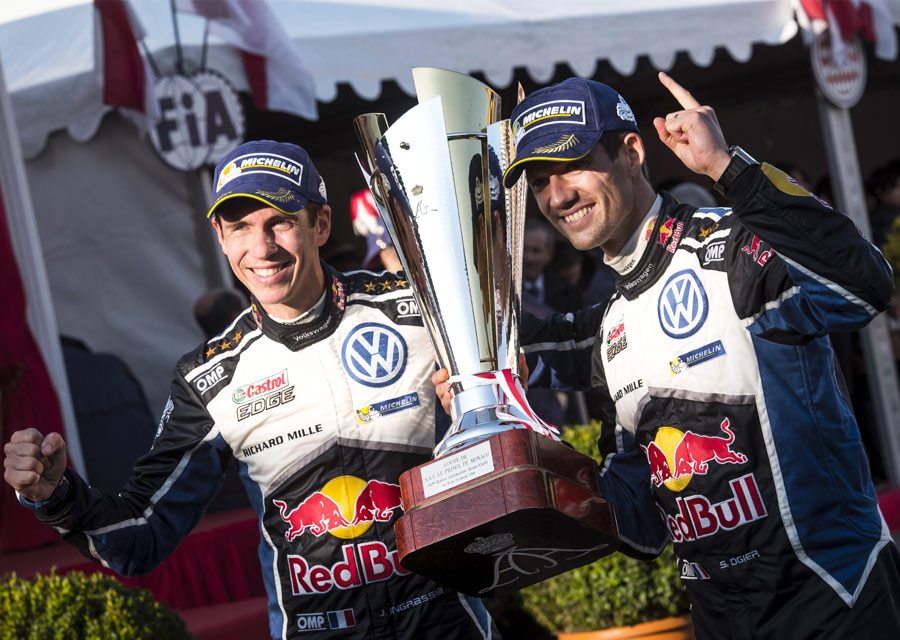 Richard Mille vainqueur du Rallye de Monte-Carlo avec Sébastien Ogier