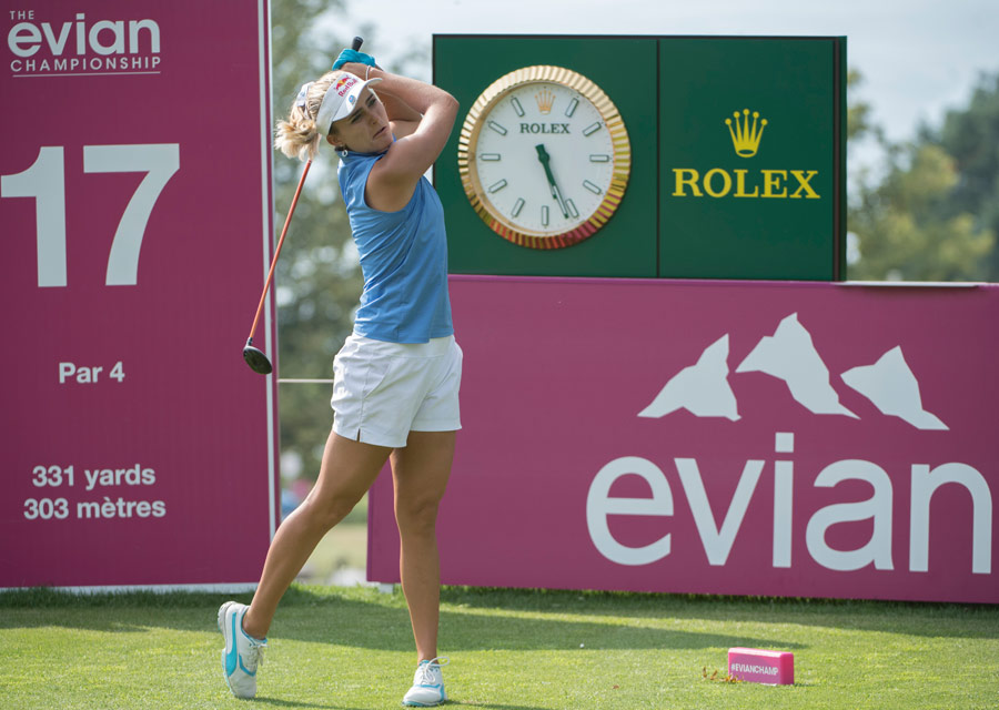 Le regard rivé sur la balle de Lexi Thompson, soutenue par Rolex,