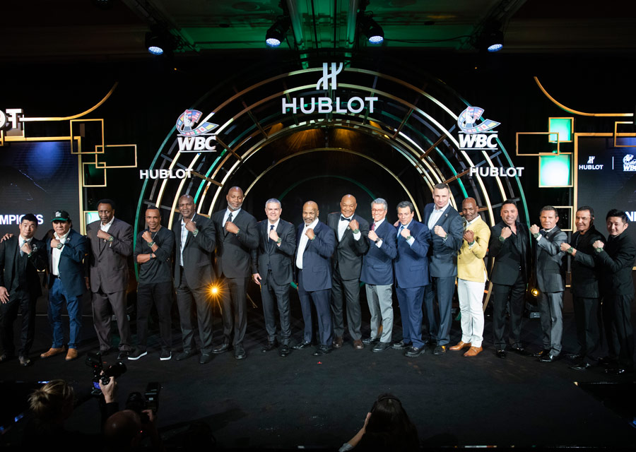 Hublot et le WBC ont réuni les plus grandes légendes vivante de la boxe