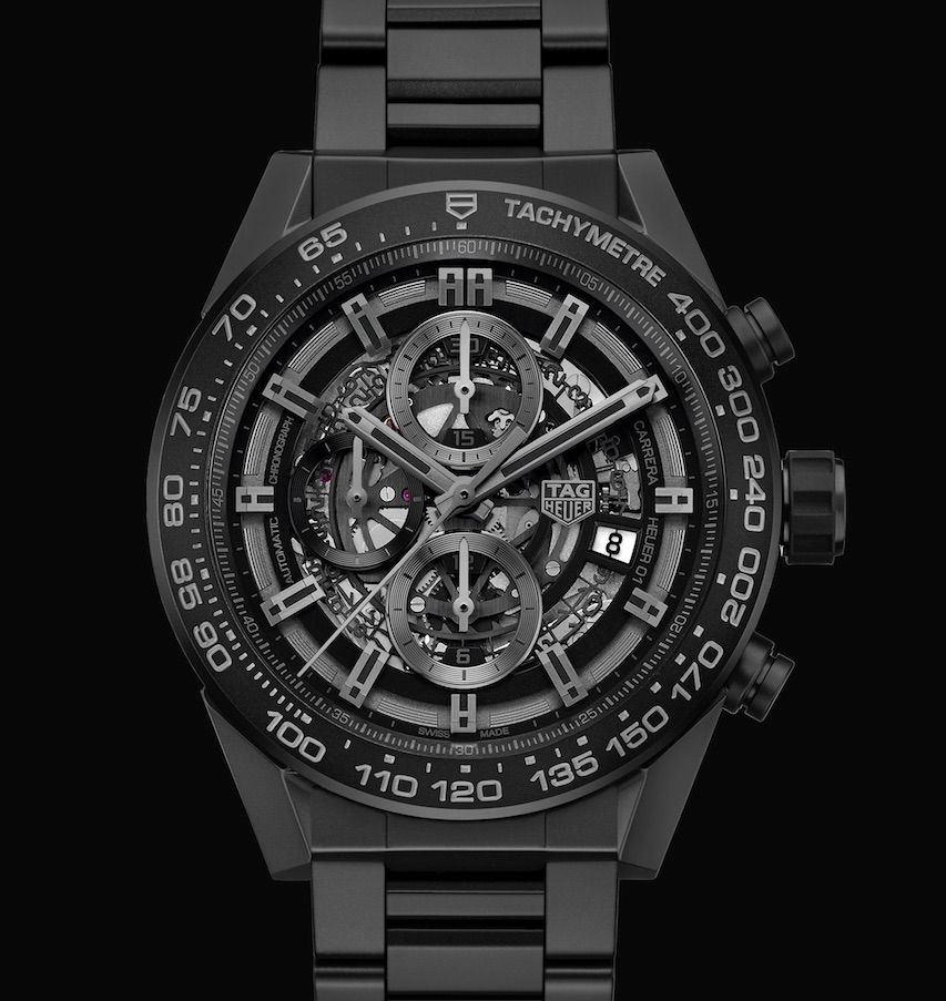 Tag Heuer 01 Full Black Matt Ceramic