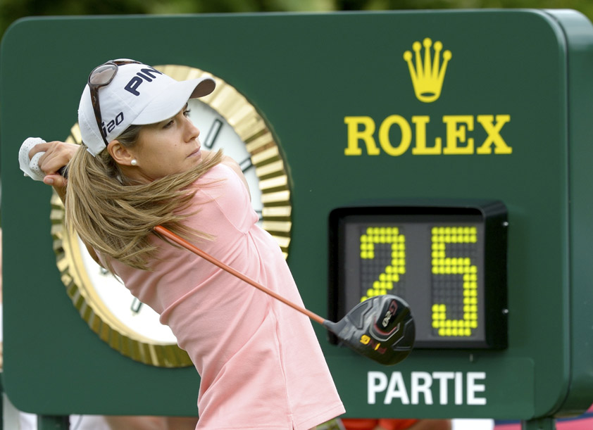 Partenaire de l'événement, Rolex soutient la joueuse Azahara Munoz à l'Evian Championship