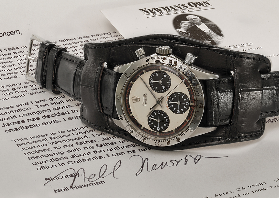 La Daytona originale de l'acteur Paul Newman (référence 6239) vendue chez Philipps le 26 octobre 2017