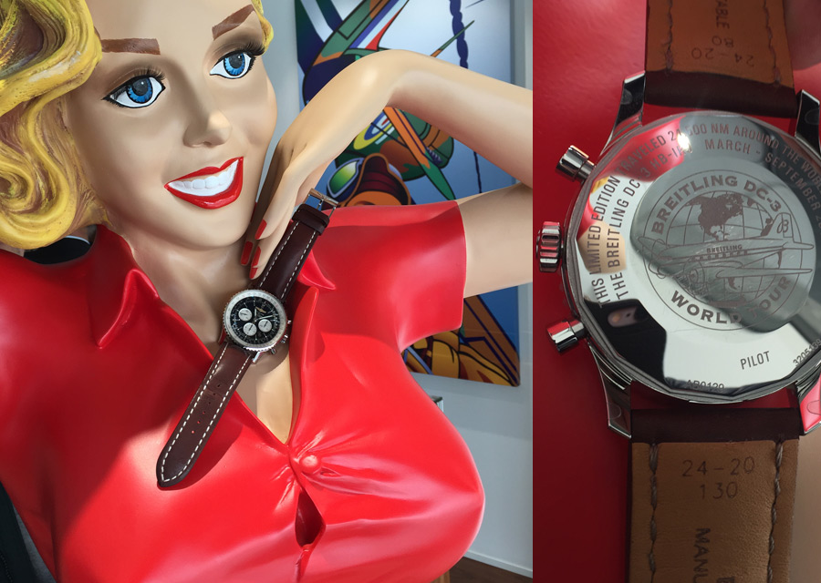 Breitling Navitimer DC 3 World Tour une fabuleuse aventure