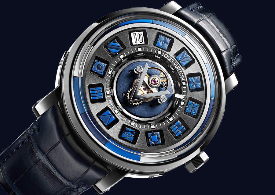 Louis Vuitton Escale Spin Time Tourbillon Central Bleue
