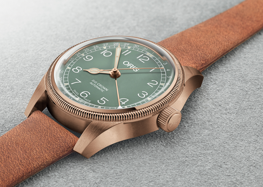 La version exclusive de la Oris Big Crown Pointer Date en bronze