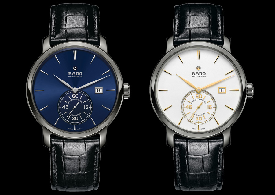 Rado Diamaster Petite Seconde certifiée COSC, en céramique plasma