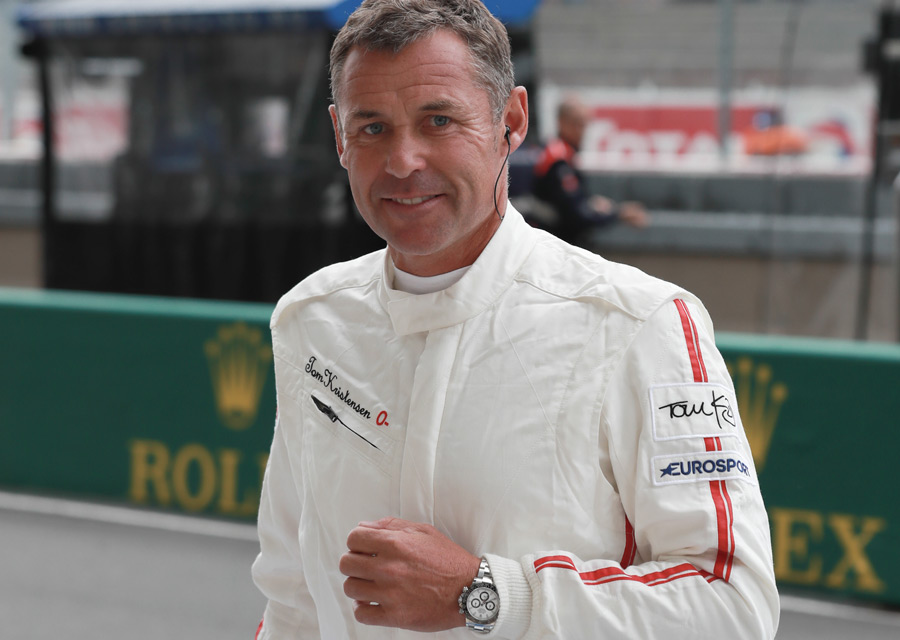 Rolex - 24 Heures du Mans - Le pilote Témoignage Rolex Tom Kristensen arborant au poignet le célèbre modèle Daytona - ©Rolex/Jean-François Galeron