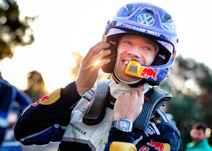 Une Richard Mille au poignet, Sébastien Ogier a remporté son 4e titre consécutif de champion du monde WRC - © Red Bull Content Pool