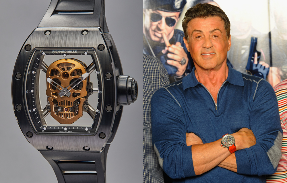 La RM 52-01 Skull n'est pas la seule montre Richard Mille de Sylvester Stallone - Sylvester Stallone at the London Photocall for Expendables 3, Credit - Dave J. Hogan, Getty Images