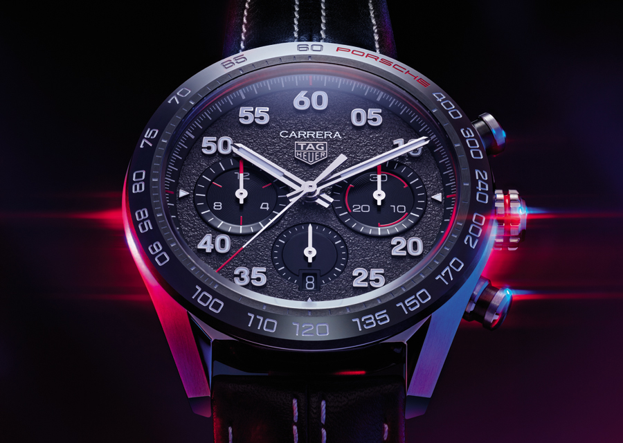 Le Chronographe TAG Heuer Carrera Porsche est une édition spéciale au design très réussi