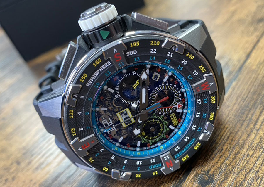 RICHARD MILLE RM 60-01 AUTOMATIQUE CHRONOGRAPHE FLYBACK LES VOILES DE ST BARTH