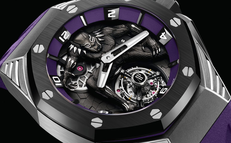 Edition limitée Audemars Piguet Marvel Royal Oak Concept Black Panther Tourbillon Volant