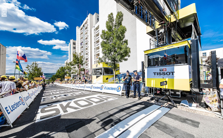 Tissot, chronométreur officiel du Tour de France
