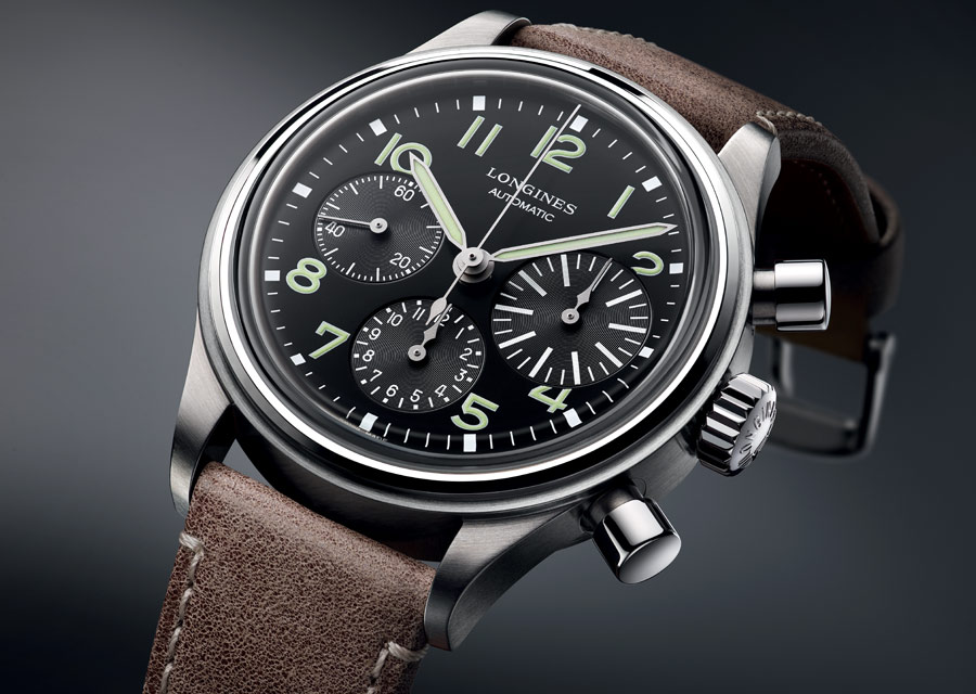 La première Longines Avigation BigEye était en acier 