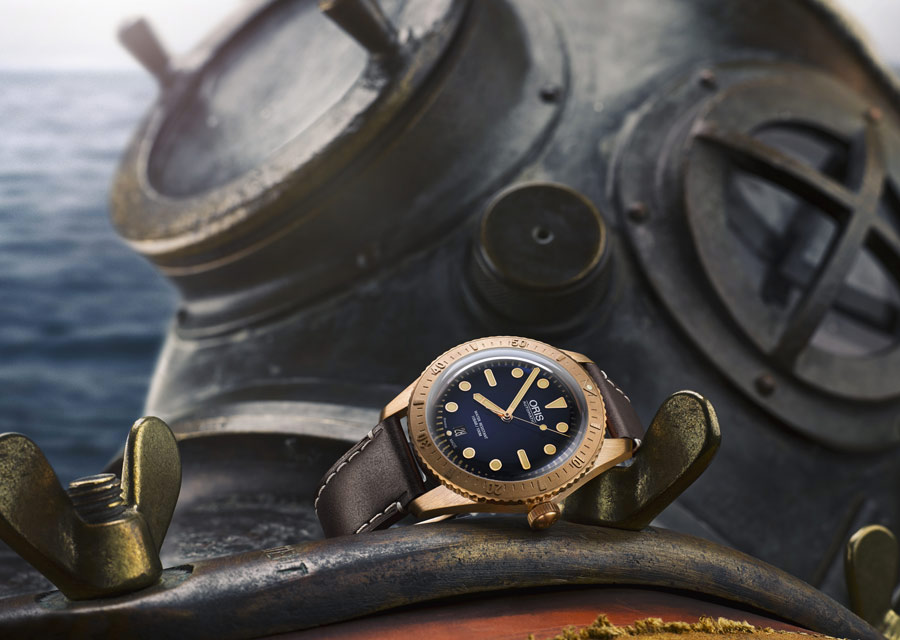 La montre en bronze Oris Carl Brashear rend hommage au plongeur militaire noir américain éponyme