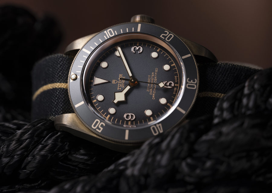 Tudor Black Bay Bronze de 2019 avec cadran ardoise et mouvement automatique certifié COSC