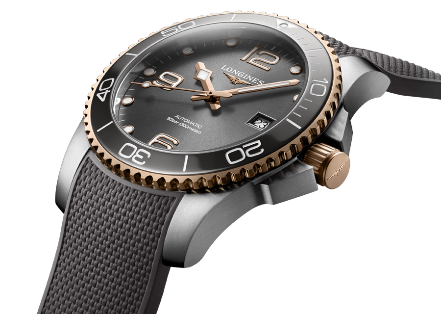 La Longines HydroConquest est une montre de plongée étanche à 300 mètres 