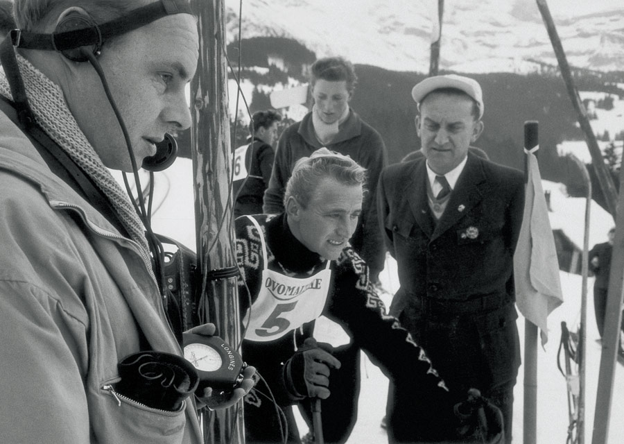 L'histoire de Longines et des compétition de ski - Wengen 1955