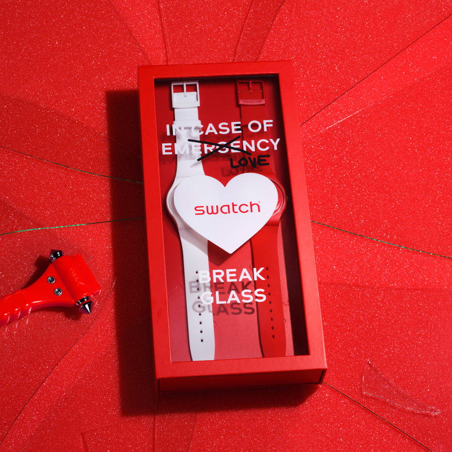 montre Swatch Saint-Valentin coffret