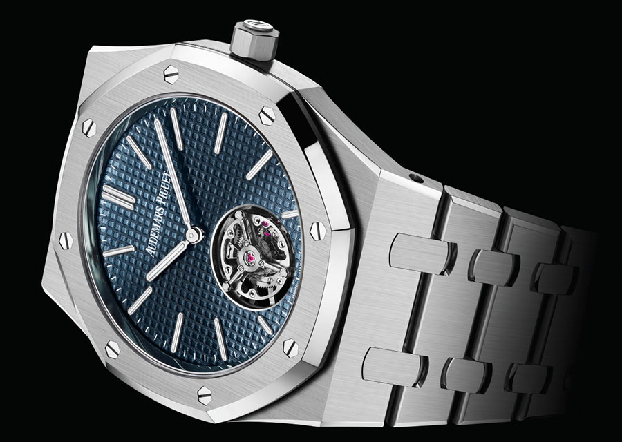 ROYAL OAK TOURBILLON VOLANT AUTOMATIQUE EXTRA-PLAT (RD#3) « 50 ANS »