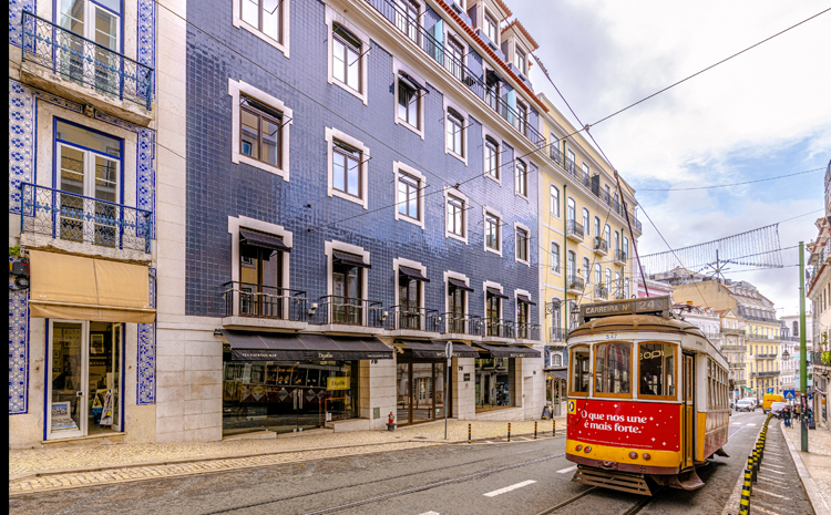 Façade du 9Hotel Mercy à Lisbonne