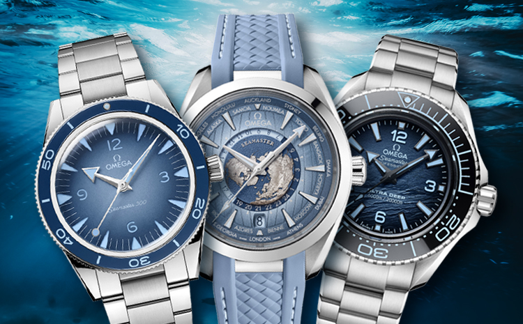 La nouvelle collection Seamaster Summer Blue d'Omega