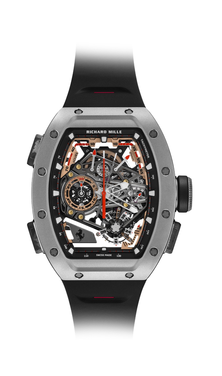 Richard Mille RM 43-01 Tourbillon Chronographe à Rattrapante Ferrari - Version titane