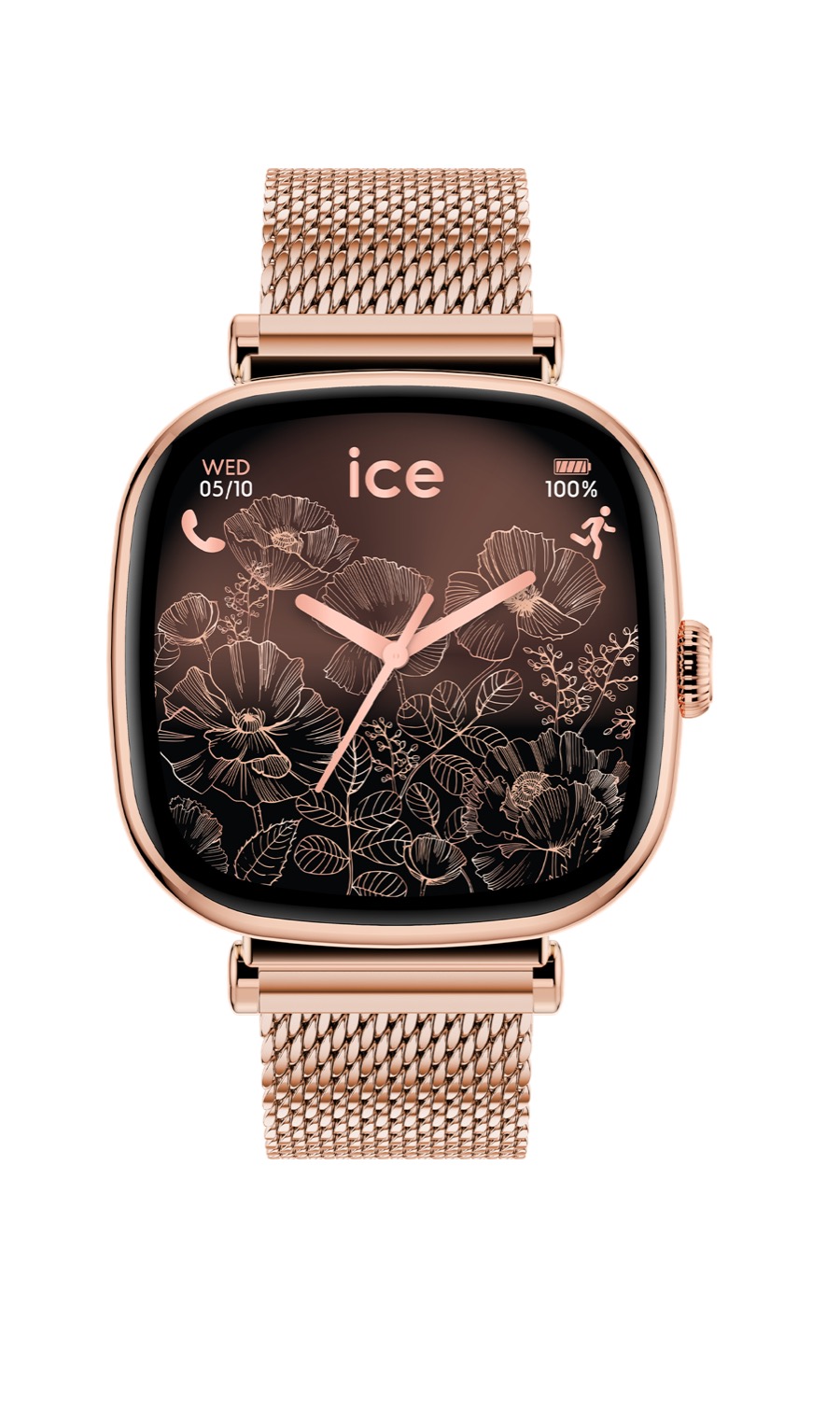 Ice-Watch ICE smart 2.0 SQ Rose Gold Milanese