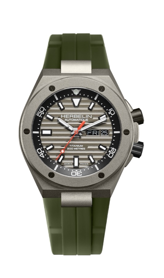Herbelin – Cap Camarat Automatique Titane Diver Kaki