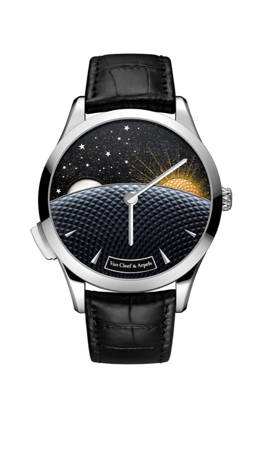 Van Cleef & Arpels – Montre Midnight Jour Nuit Phase de Lune