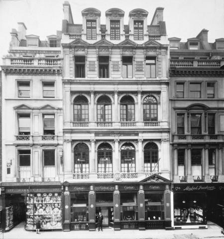 Cartier à Londres, en 1909