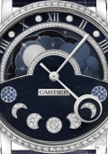 Rotonde de Cartier Jour Nuit Phases de lune rétrogrades