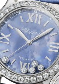 Happy Sport Automatic Bleu diamants