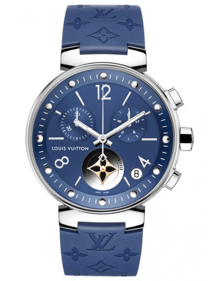 Tambour Moon Star Blue Chronographe 35mm