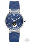 Tambour Moon Star Blue & Diamants Chronographe