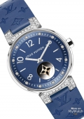 Tambour Moon Star Blue & Diamants Chronographe